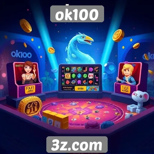 Funcionalidades exclusivas do site de jogos ok100